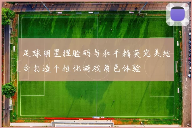 足球明星捏脸码与和平精英完美结合打造个性化游戏角色体验