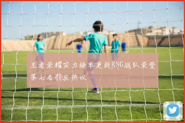 王者荣耀实力榜单更新RNG战队荣登第七名引发热议